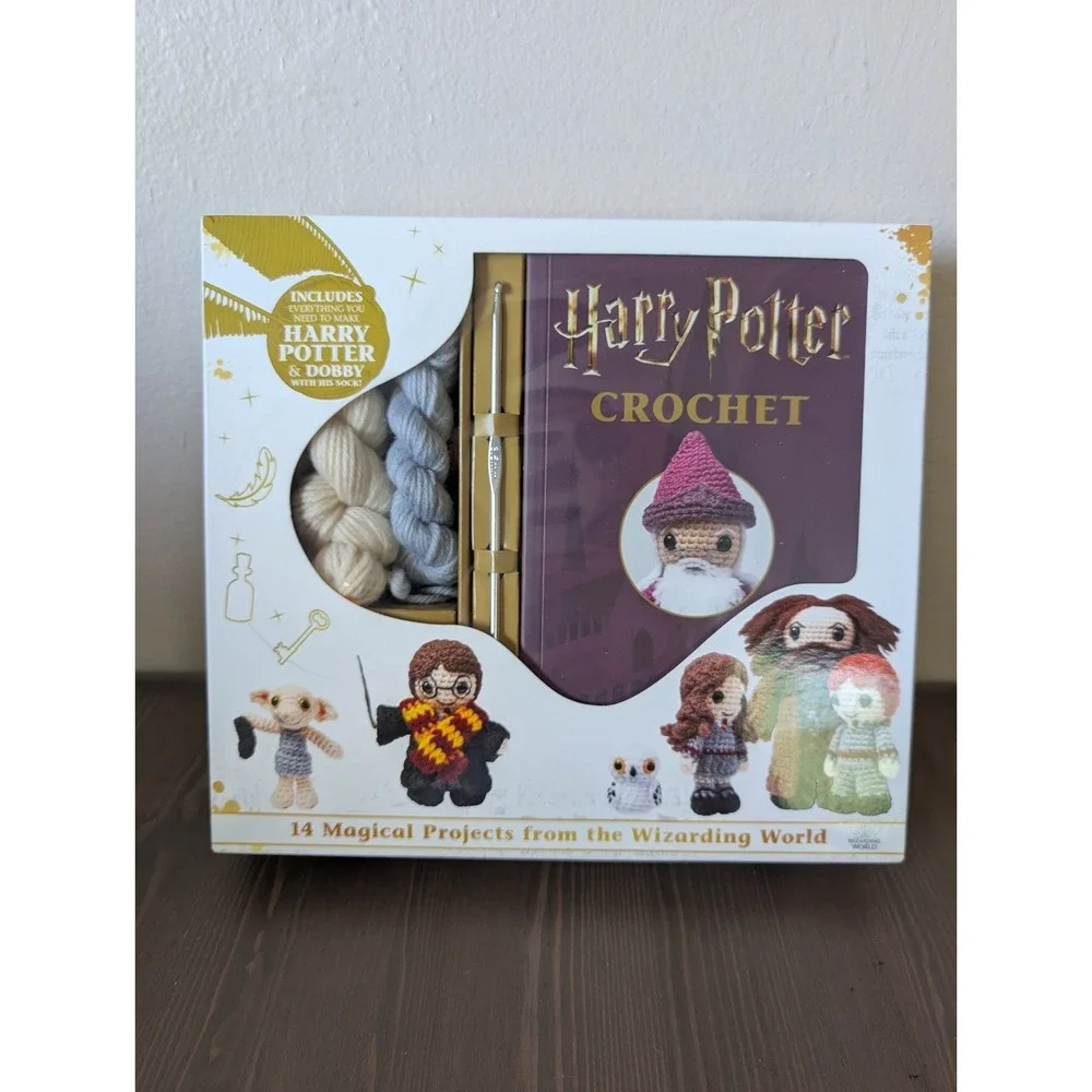 Harry Potter Crochet Craft Kit Dobby with Instruction Booklet Yarn Stuffing Hook